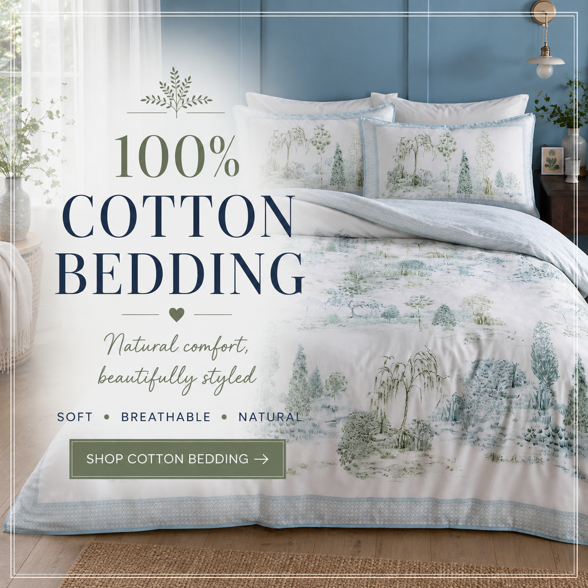 100% Cotton Bedding