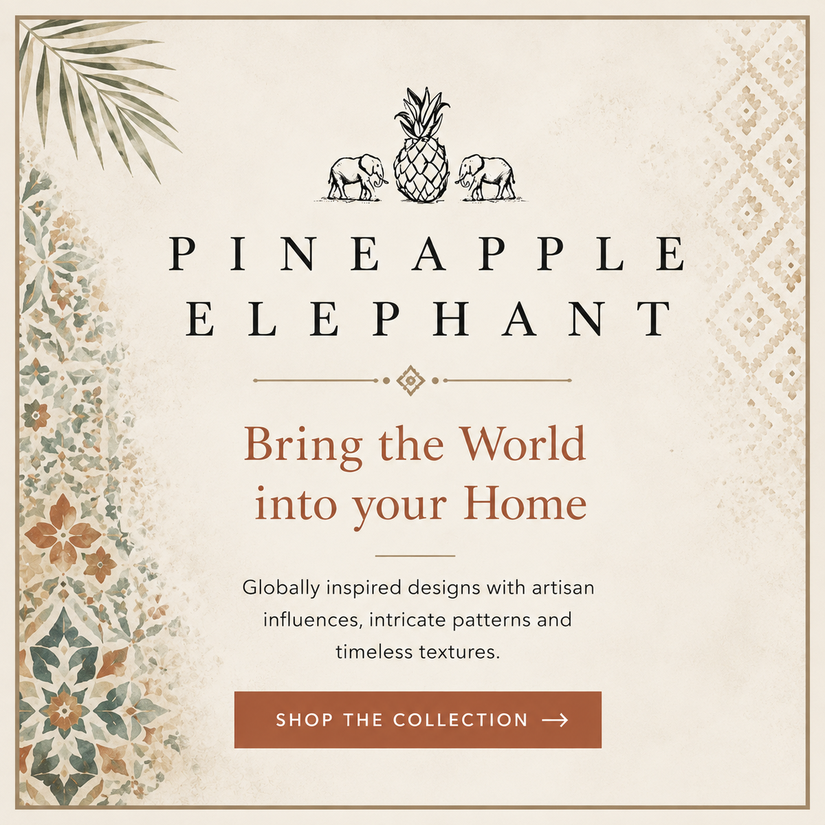 Pineapple Elephant Bedding