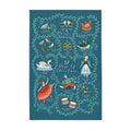 Ulster Weavers 12 Days of Christmas Cotton Tea Towel in Blue