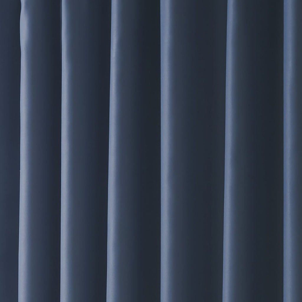 100% Blackout Eyelet Curtains in Blue