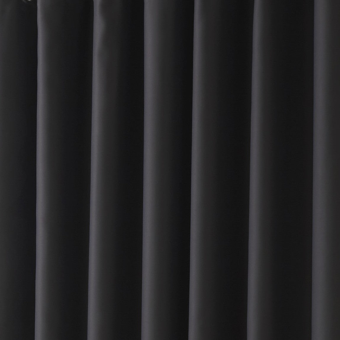 100% Blackout Eyelet Curtains in Charcoal