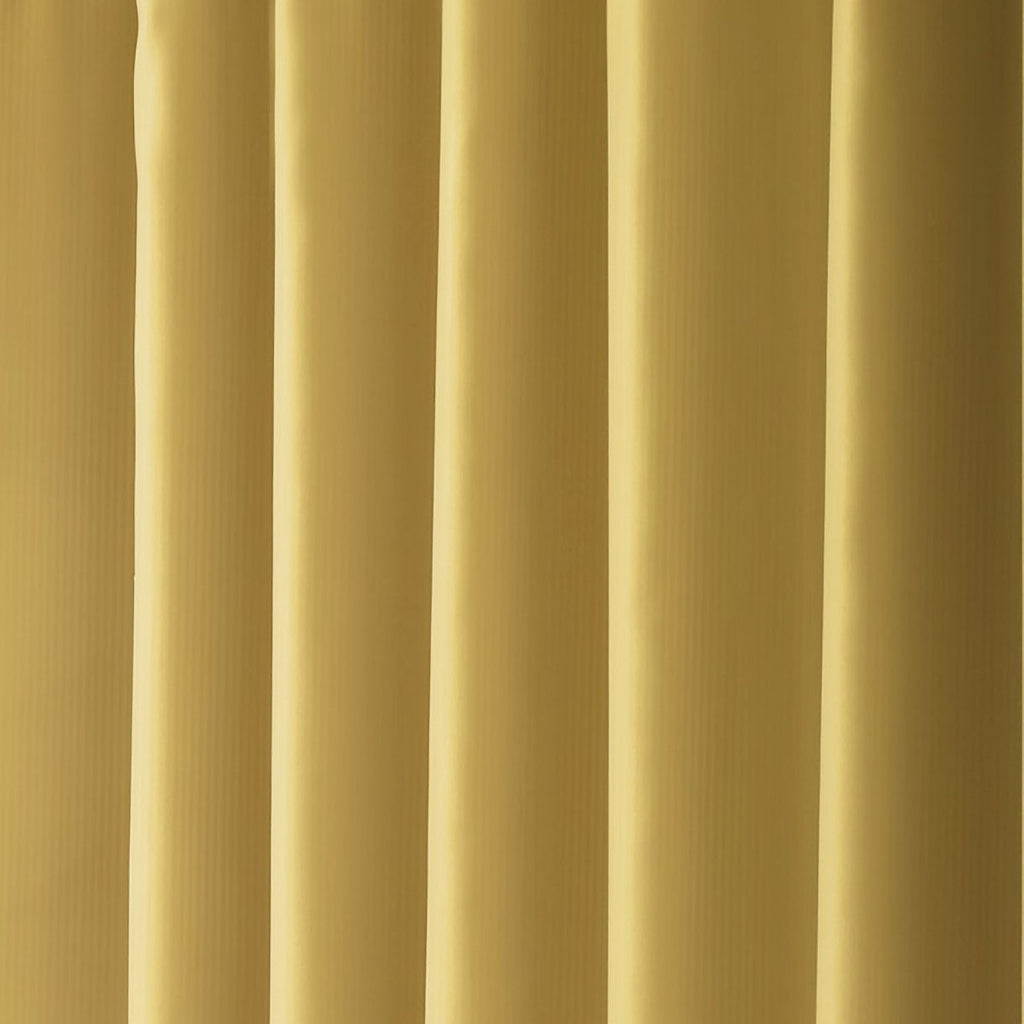 100% Blackout Eyelet Curtains in Ochre