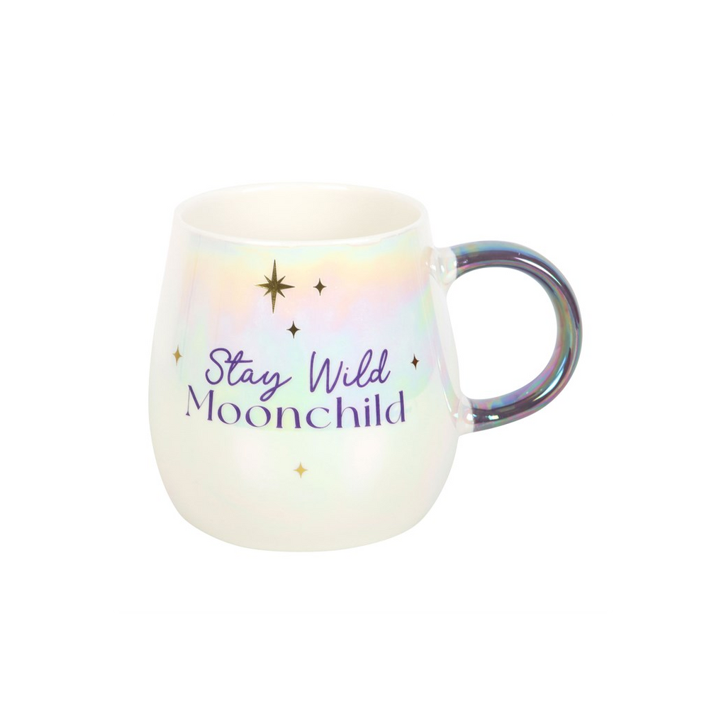 Stay Wild Moon Child Opalescent Rounded Mug