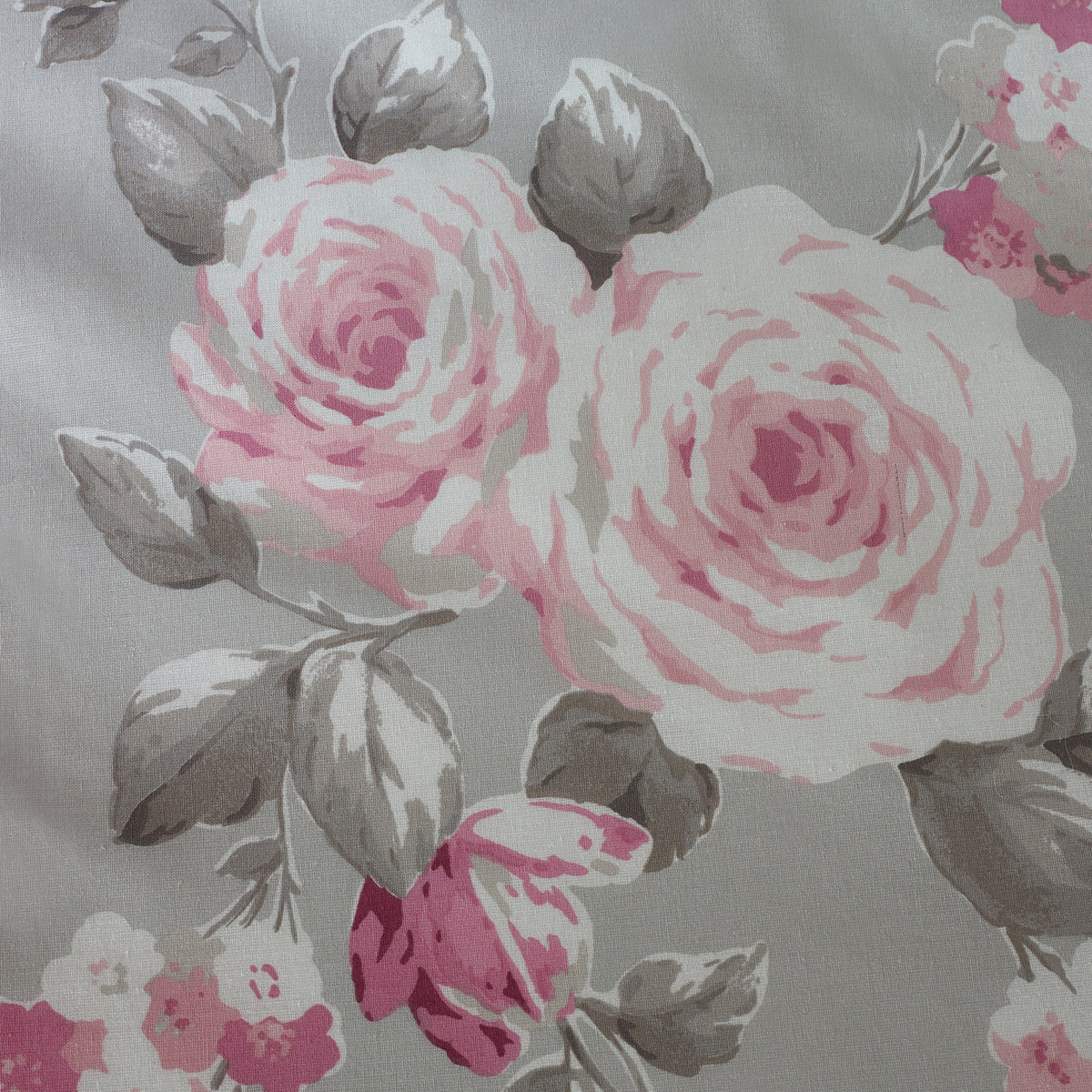 Catherine Lansfield Canterbury Floral Duvet Cover Set Grey