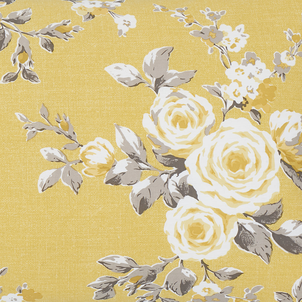 Catherine Lansfield Canterbury Floral Duvet Cover Set Ochre