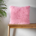 Catherine Lansfield Cuddly Deep Pile Faux Fur Cushion Candy 45x45cm