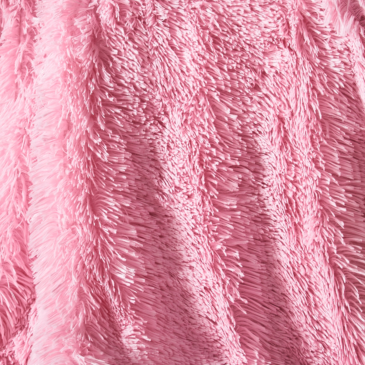 Catherine Lansfield Cuddly Deep Pile Faux Fur Blanket Throw Candy 150x200cm