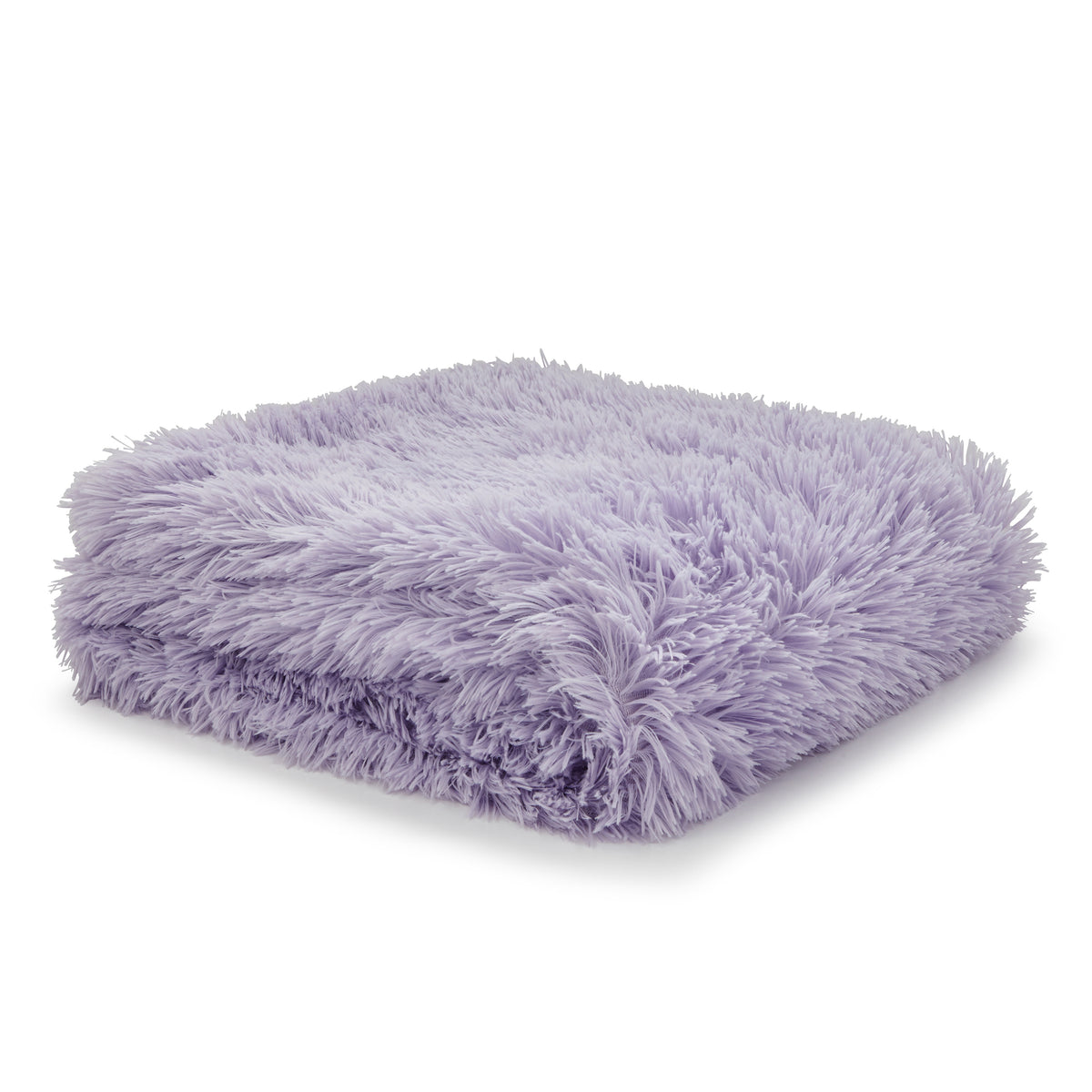 Catherine Lansfield Cuddly Deep Pile Faux Fur Blanket Throw Heather 150x200cm