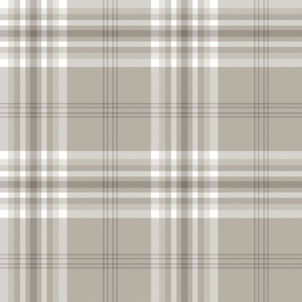 Catherine Lansfield Kelso Check Wallpaper in Natural
