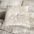 Catherine Lansfield Living Crushed Velvet 45x45cm Cushion Natural