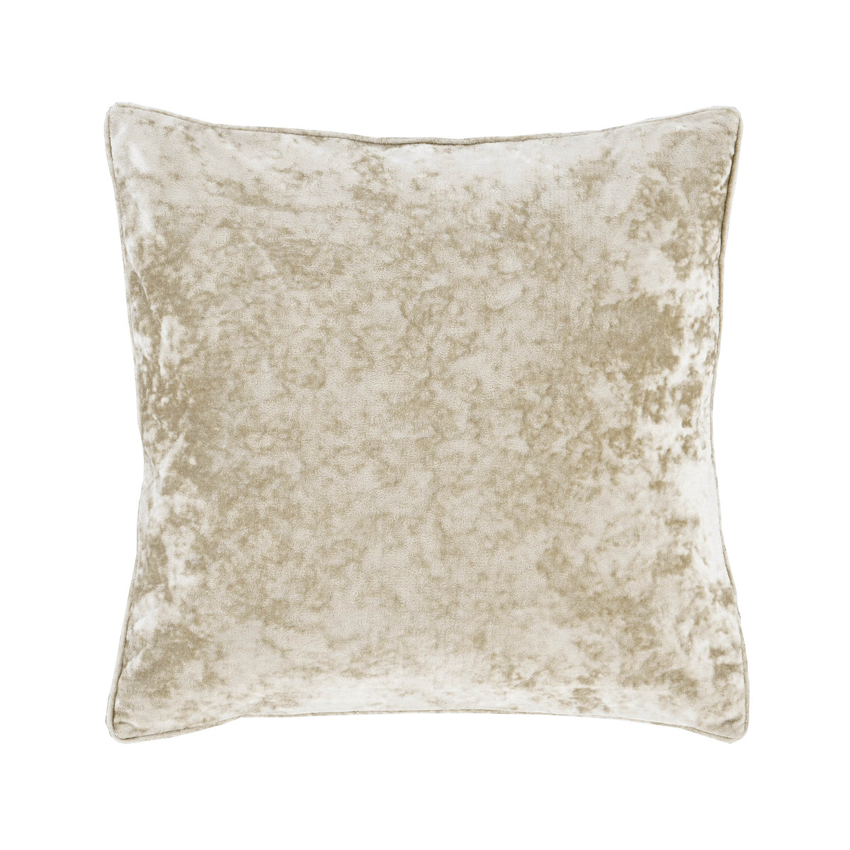 Catherine Lansfield Living Crushed Velvet 45x45cm Cushion Natural