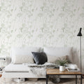 Catherine Lansfield Meadowsweet Floral Wallpaper in Sage Green