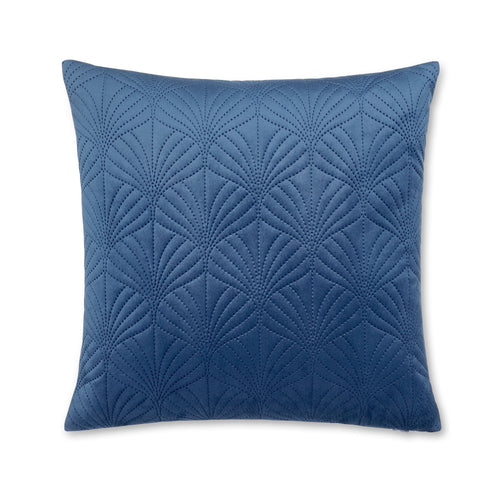 Catherine Lansfield Art Deco Pearl 45x45cm Cushion Navy Blue
