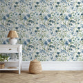 Catherine Lansfield Countryside Floral Wallpaper in Blue