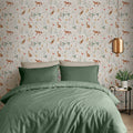 Catherine Lansfield Enchanted Twilight Animals Wallpaper in Natural