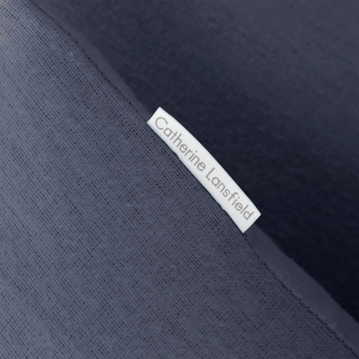 Catherine Lansfield Brushed Cotton Duvet Cover Set Navy Blue