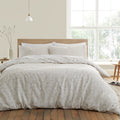 Bianca Shadow Leaves 200TC Cotton Duvet Cover Set Natural