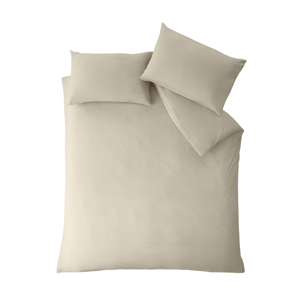 Catherine Lansfield So Soft Non-Iron Duvet Cover Set in Natural