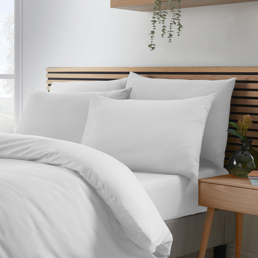 Catherine Lansfield So Soft Non-Iron Duvet Cover Set in White