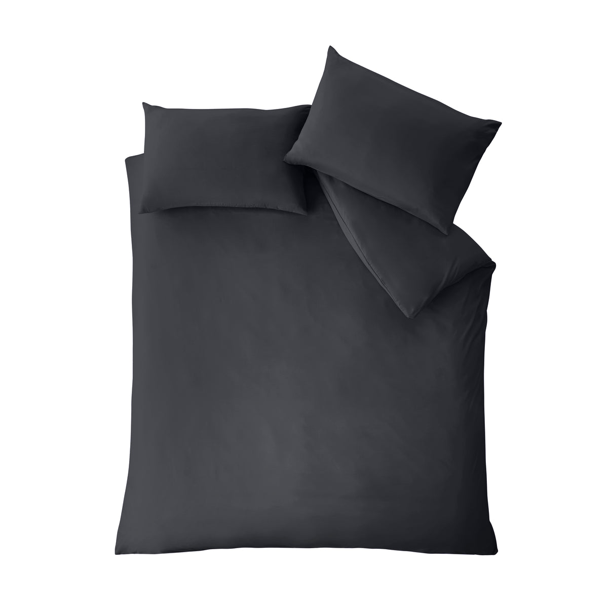 Catherine Lansfield So Soft Non-Iron Duvet Cover Set in Black