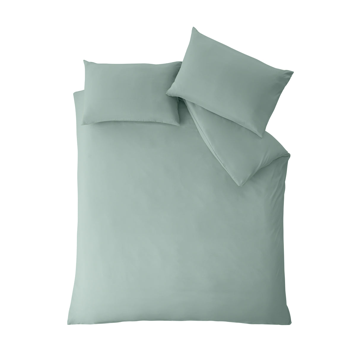 Catherine Lansfield So Soft Non-Iron Duvet Cover Set in Green