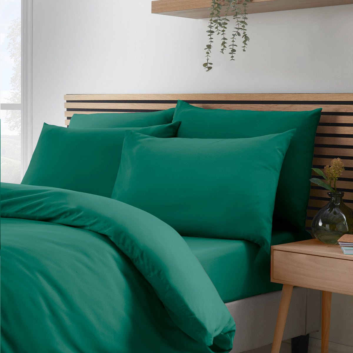 Catherine Lansfield So Soft Non-Iron Duvet Cover Set in Teal