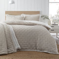 Catherine Lansfield Cosy Nori Sherpa Duvet Cover Set Cream