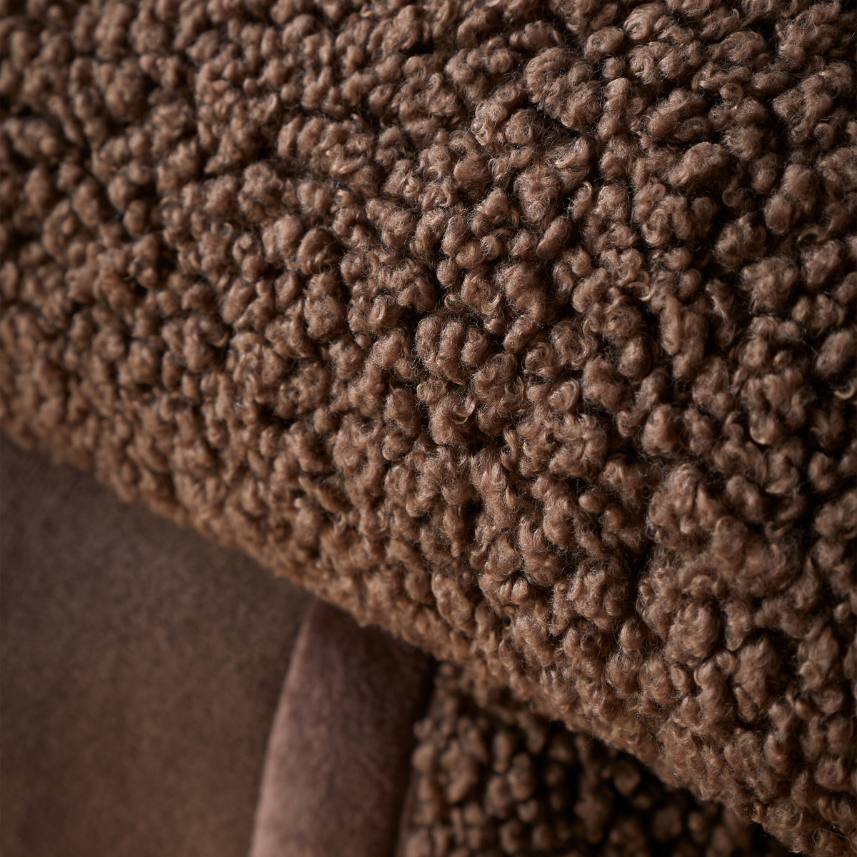 Catherine Lansfield So Soft Velvet Boucle 130x170cm Blanket Throw Chocolate