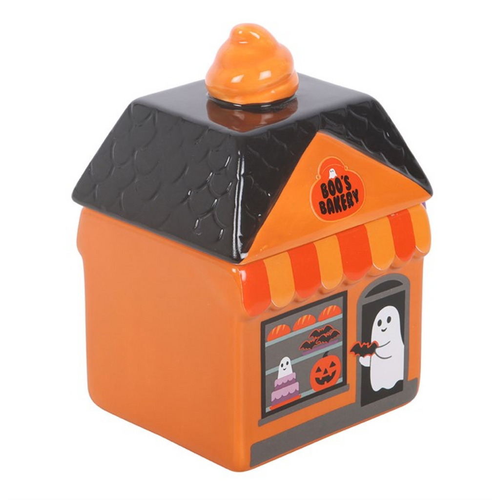 Boo's Bakery Ghost Lidded Mug