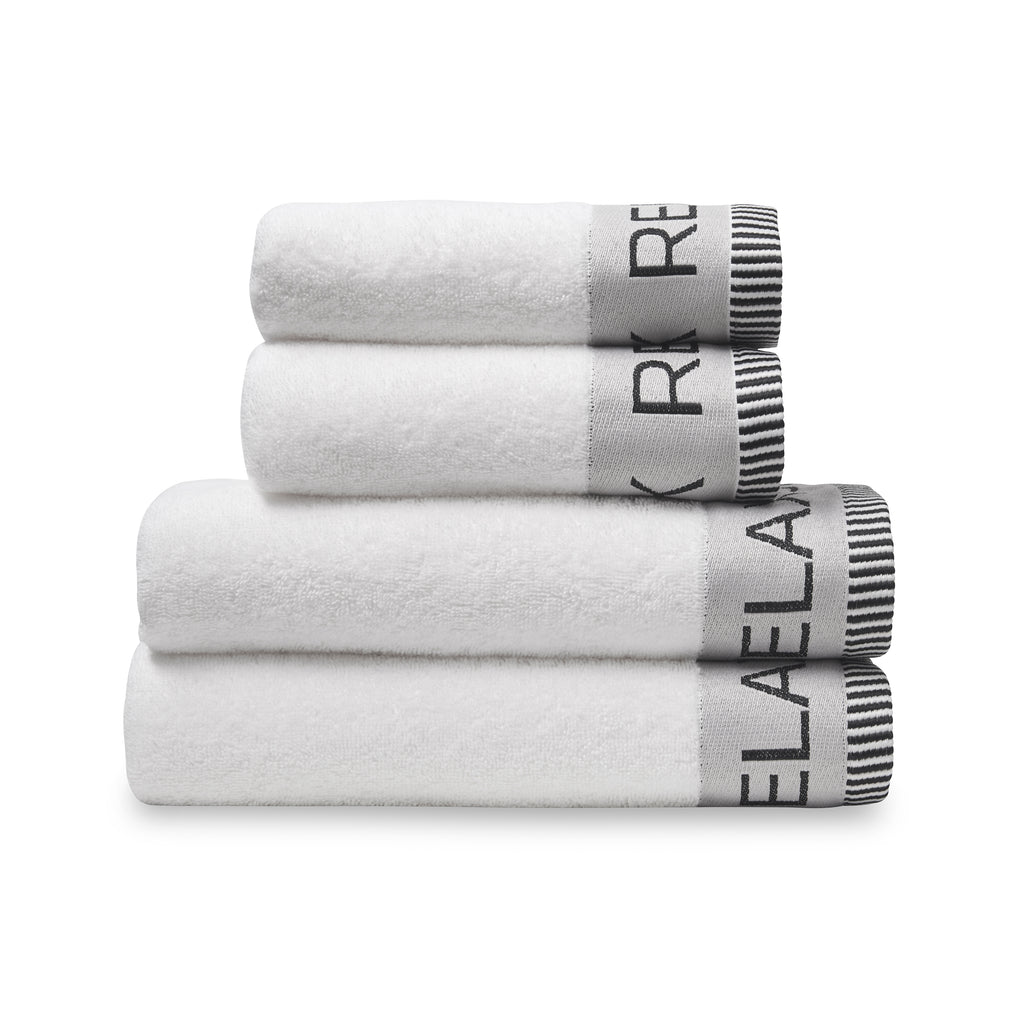 Catherine Lansfield Relax And Unwind 400GSM Towel White