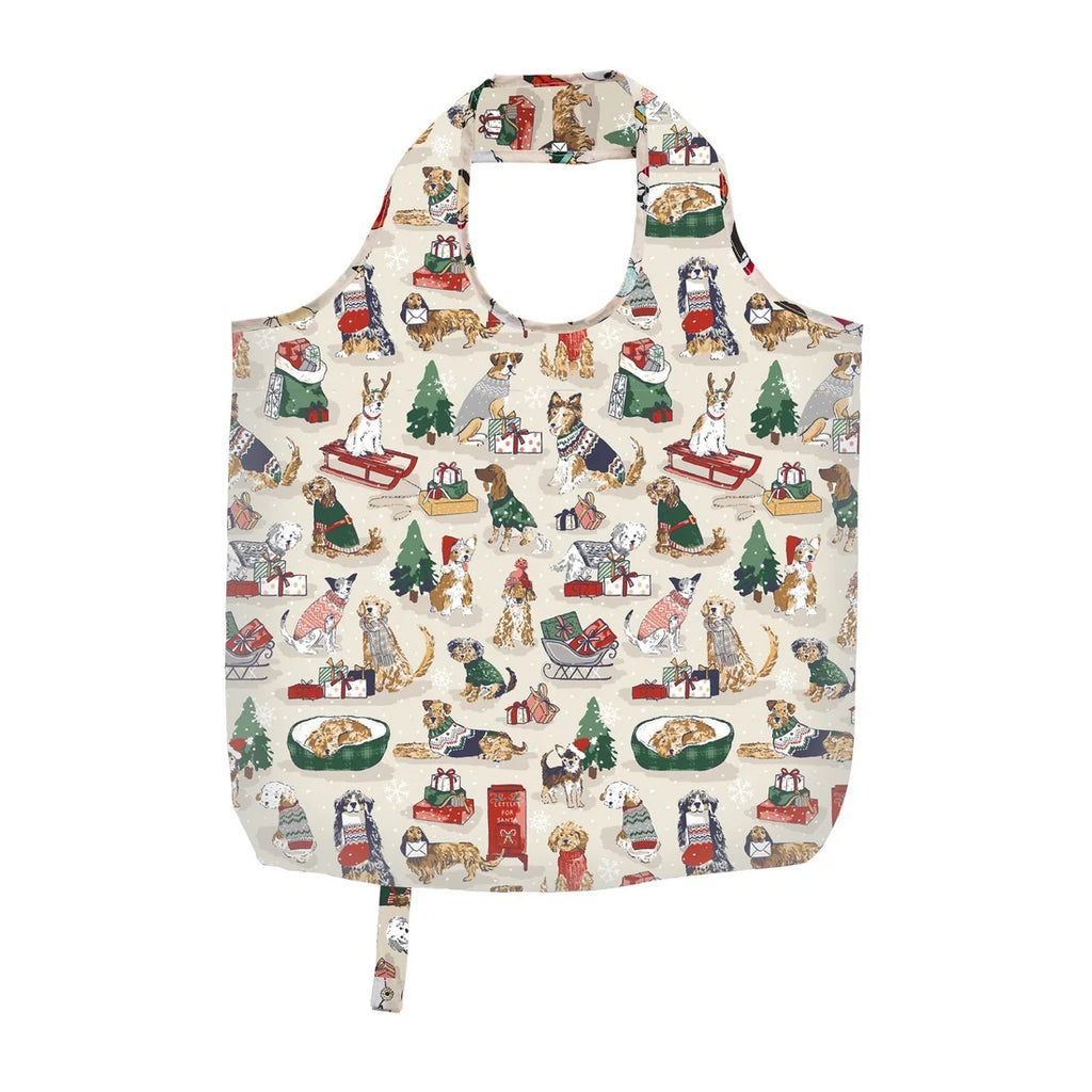 Ulster Weavers Merry Mutts Foldable Tote Bag Medium in Natural