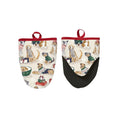 Ulster Weavers Merry Mutts Christmas Microwave Mitts Pair in Red