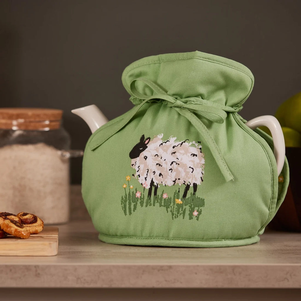 Ulster Weavers Woolly Sheep Tea Cosy Muff in Green