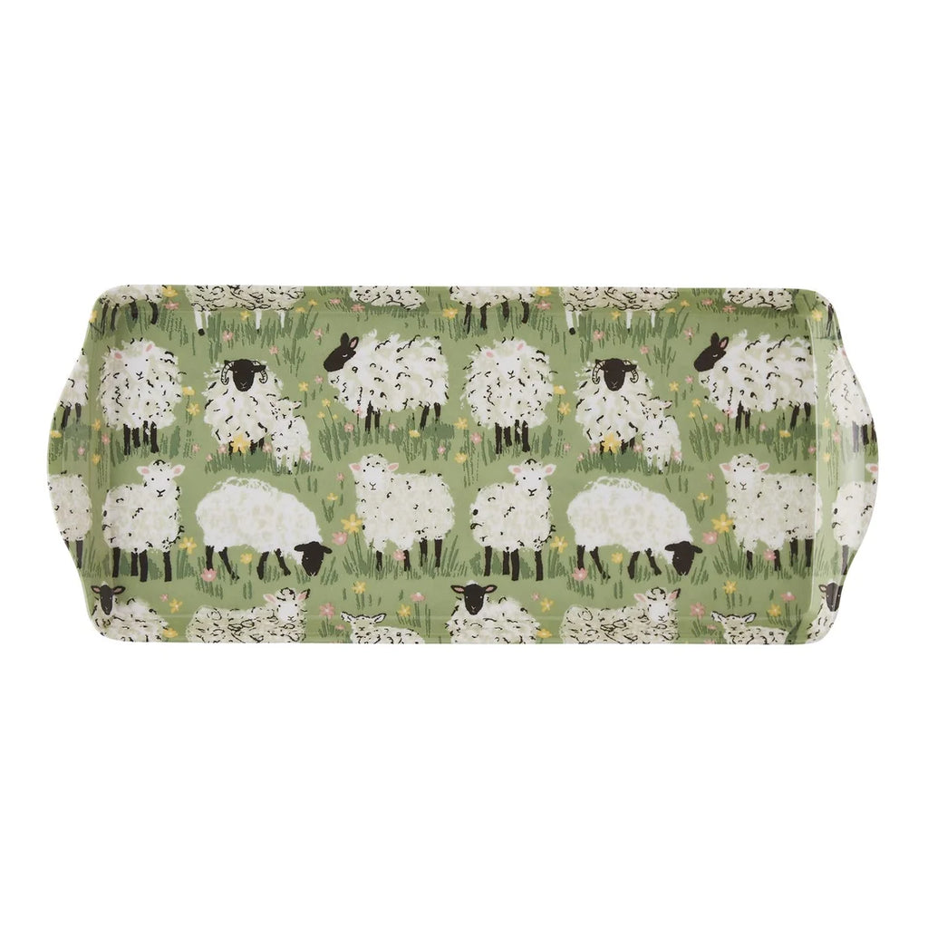 Ulster Weavers Woolly Sheep Small Serving Tray in Green