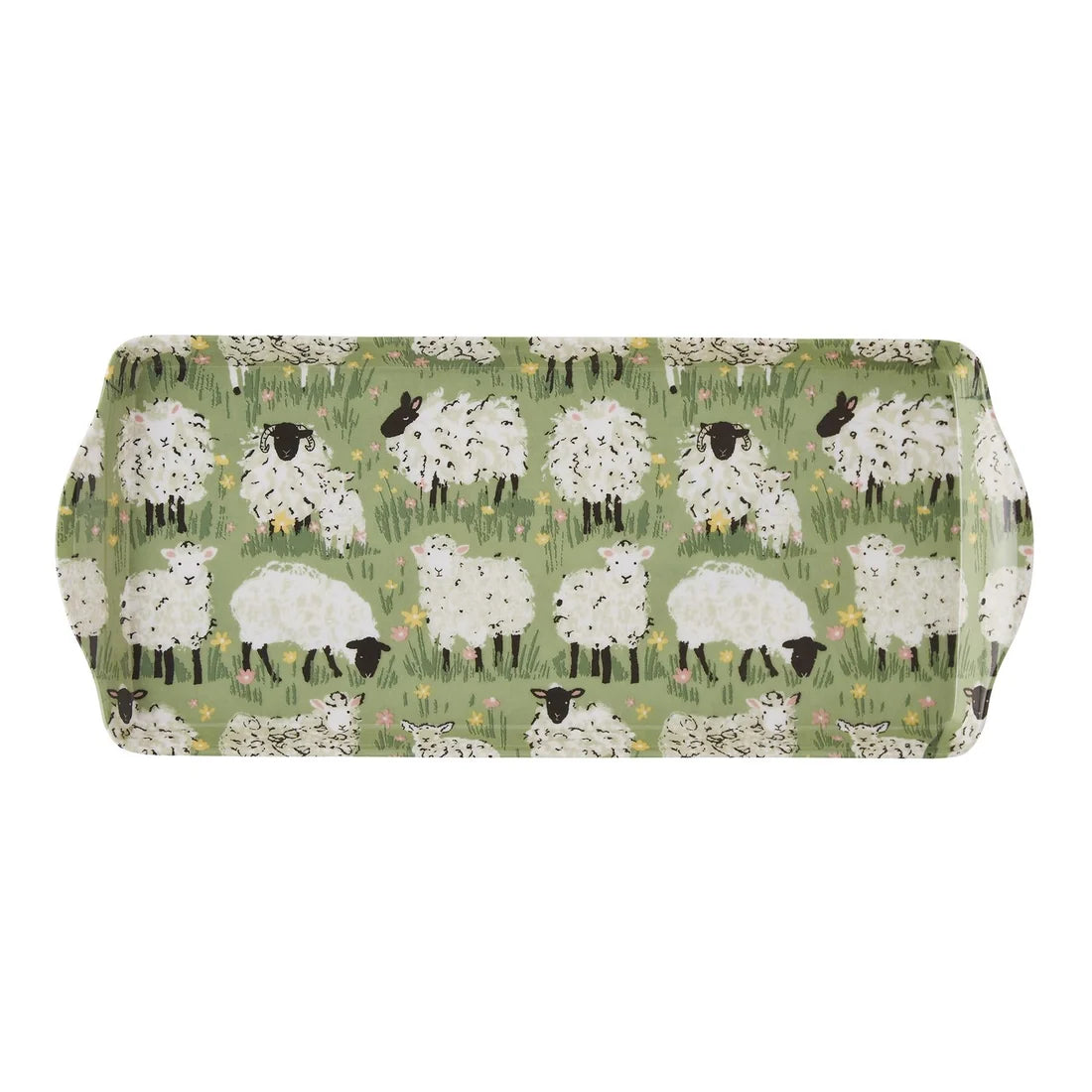 Ulster Weavers Woolly Sheep Small Serving Tray in Green