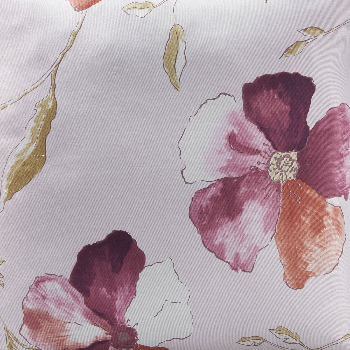 Ascot Floral Blackout Eyelet Curtains in Red
