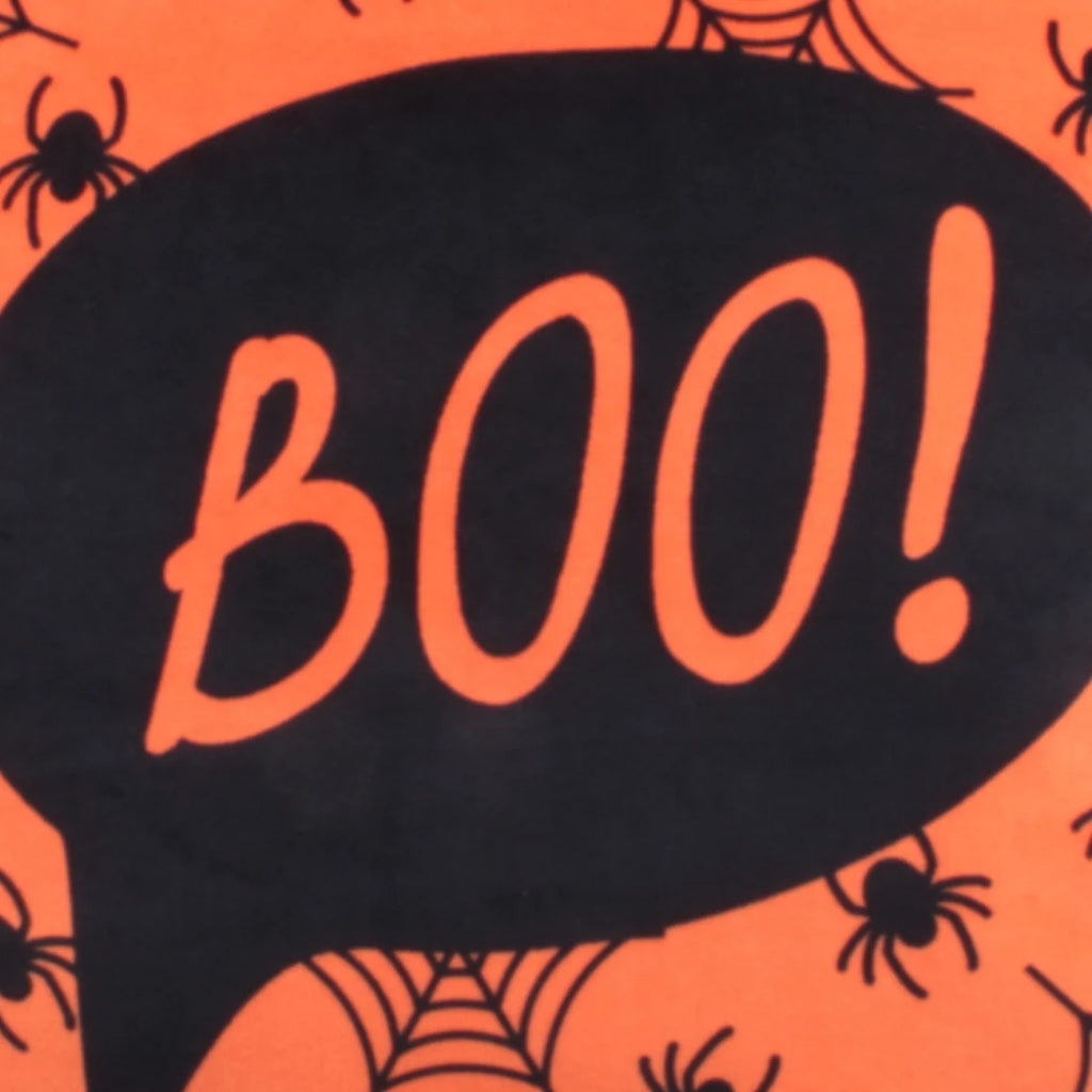 Bedlam Boo Halloween Cushion in Orange 43 x 43cm