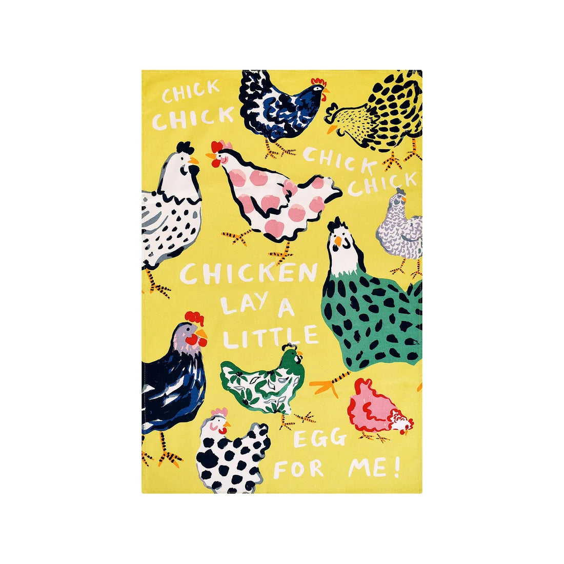 Ulster Weavers Chick Chicken Cotton Tea Towel in Yellow