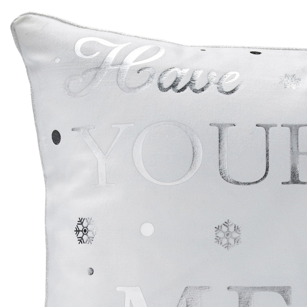 Have Yourself a Very Merry Christmas Velvet Cushion