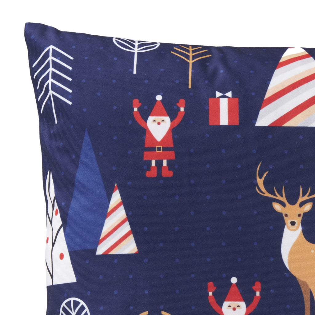 Christmas Eve Velvet Christmas Cushion
