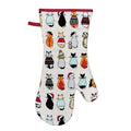 Ulster Weavers Cats in Waiting Christmas Gauntlet Oven Glove in Red