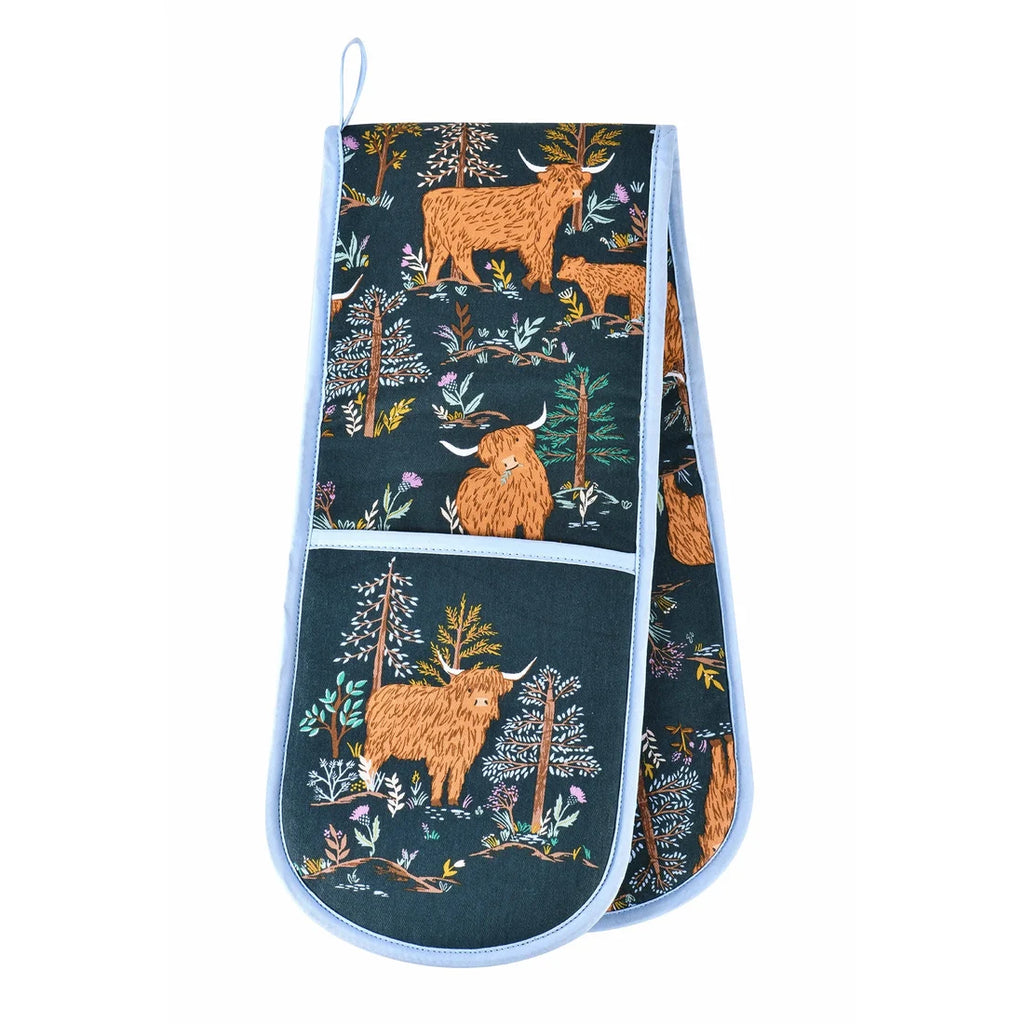 Ulster Weavers Connie the Cow Double Oven Glove in Navy