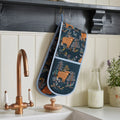 Ulster Weavers Connie the Cow Double Oven Glove in Navy