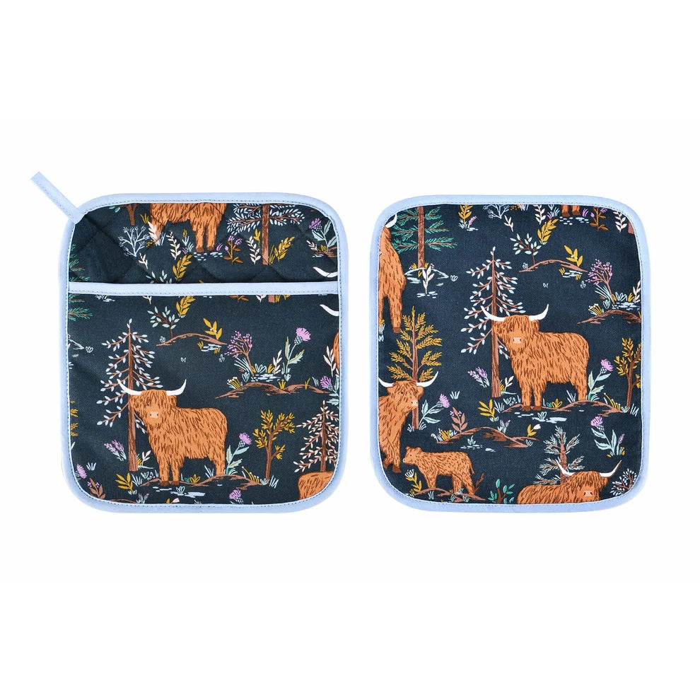 Ulster Weavers Connie the Cow Pot Mitt in Navy