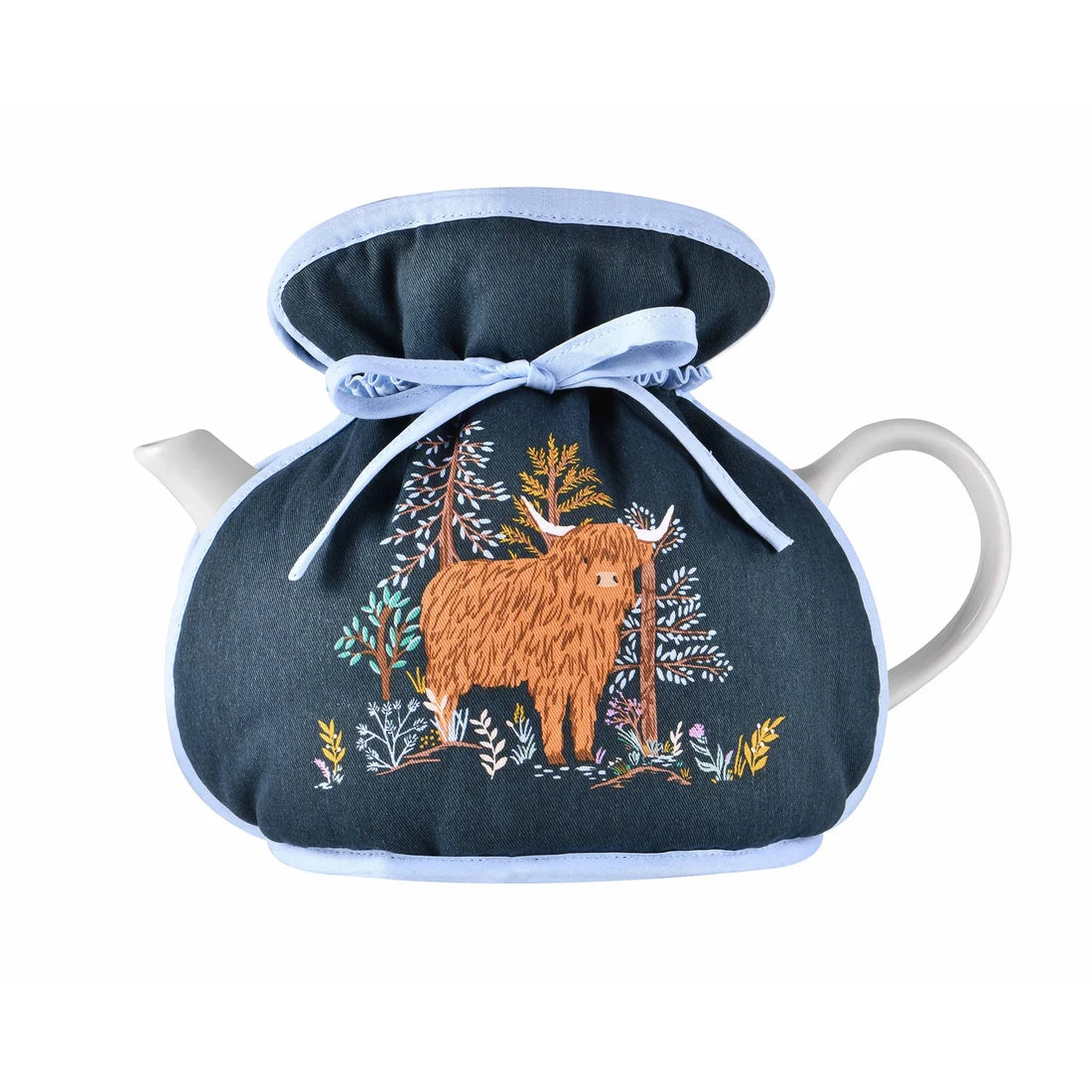 Ulster Weavers Connie the Cow Tea Cosy Muff in Navy