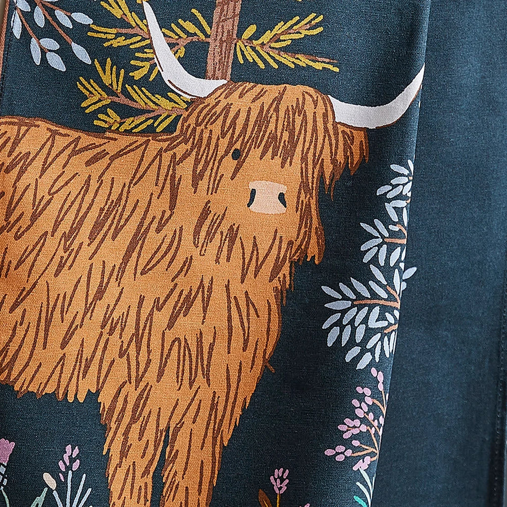 Ulster Weavers Connie the Cow Cotton Tea Towel in Navy