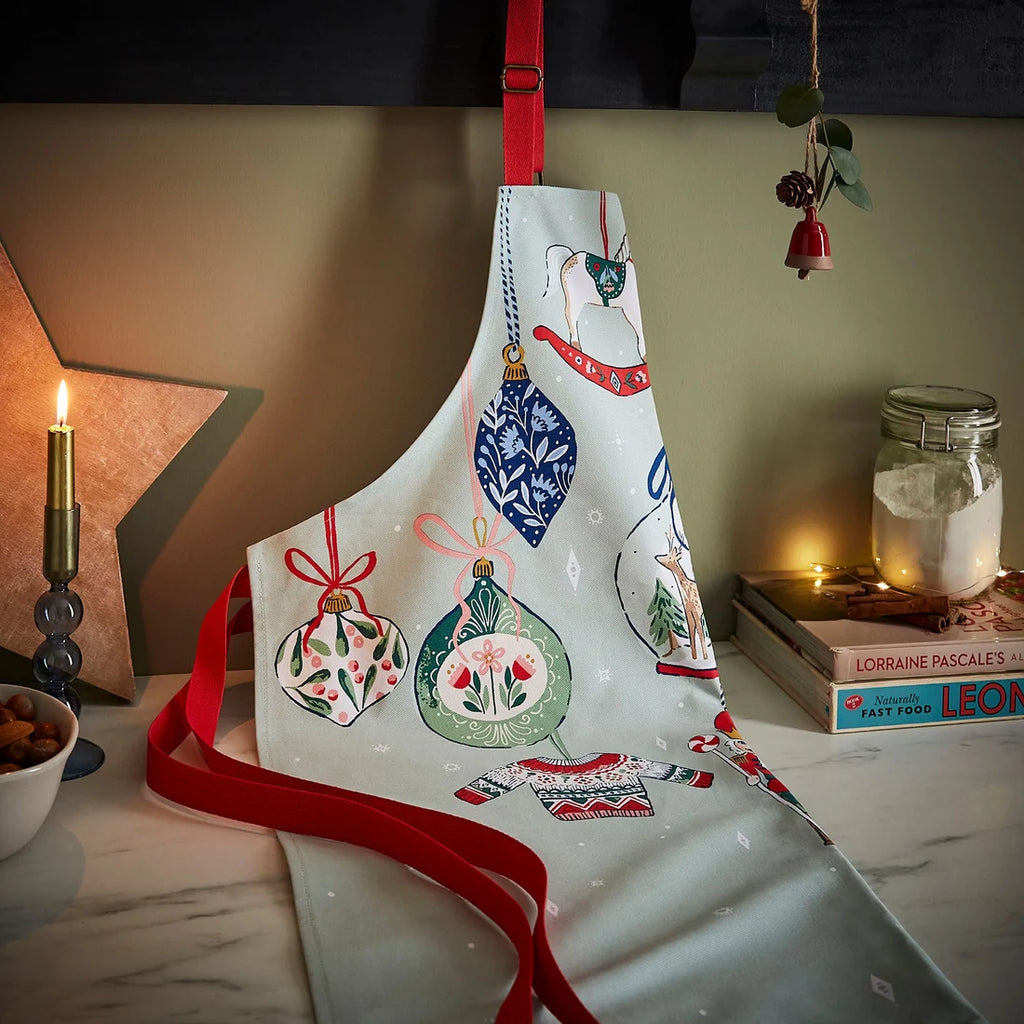 Ulster Weavers Christmas Ornaments Cotton Apron in Multicolour