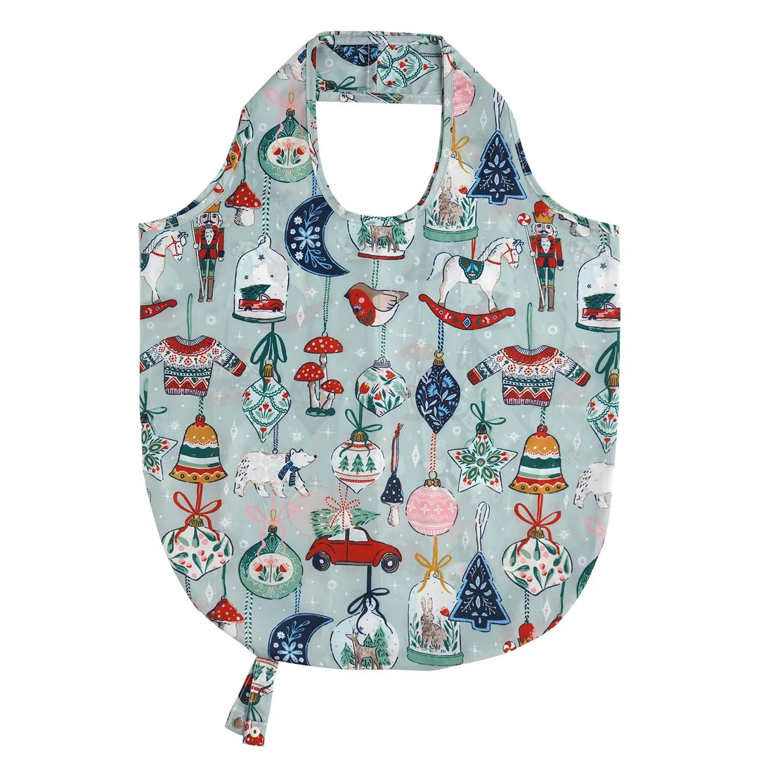 Ulster Weavers Christmas Ornaments Foldable Tote Bag Medium in Multicolour