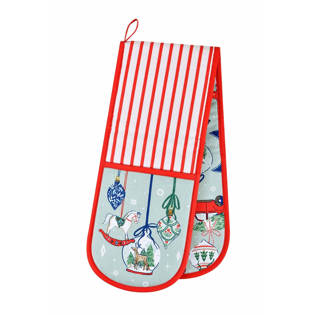 Ulster Weavers Christmas Ornaments Double Oven Glove in Multicolour