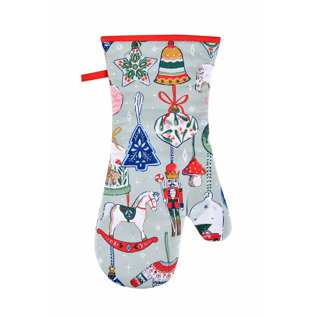 Ulster Weavers Christmas Ornaments Gauntlet Oven Glove in Multicolour